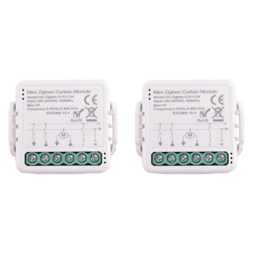 2X Tuya  Zigbee Curtain  Module for Roller Shutter Electric Motor  Life APP Remote Control 1
