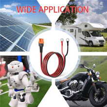 2X 12AWG XT60i-Buchse auf O-Ring-Anschluss mit Verzinntem Draht, für RC-Akku, Tragbares Solar-Kraftwerk und Solarpanel