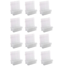 120Pcs Chevalets en Plastique Transparent Porte-Assiettes Afficher Egouttoir Image Cadre Socle de Livre Photo Affichage Du Support Supporter Stander