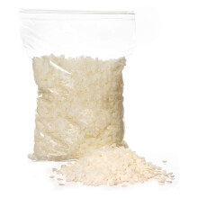 WeißE Bienenwachs Pellets für die Kerzenherstellung, Leicht Schmelzende Bienenwachs Pastillen für DIY Kerzen, (1 LB)