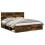 VidaXL vidaXL Bed Frame Smoked Oak 180 x 200 cm Solid Pine Wood 2