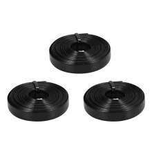 3X Black Hair Extension Hot Glue Stick Italian Glue Keratin Adhesive Glue Flat Tip Fusion Human Hair Extension