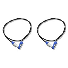 2X Câble D'Alimentation CA de 1 M pour Faisceau Lumineux à Tête Mobile 5R/7R Câble Powercon D'Extension de Lumière à Tête Mobile