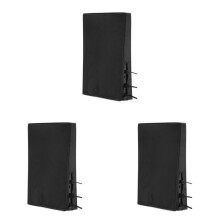 3X Staubschutz HüLle Schutz HüLle Wasserdichte und Kratzfeste Gaming Schutz HüLle Geeignet für Ps5 Spiele Konsole Schwarz
