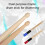 1Pair Enduring Wire Percussions Drum Stick Double Head Drum Brush Easy Use Red blue 5