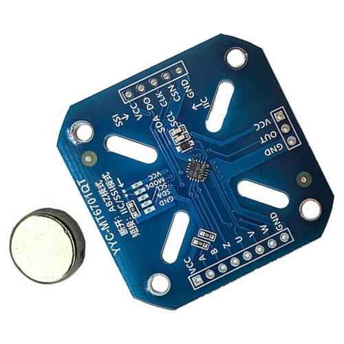 MT6701 14bit Magnetic Encoder Module IIC+AB1024 Angle Measurement Sensor with Magnet for Brushless Motor BLDC 1