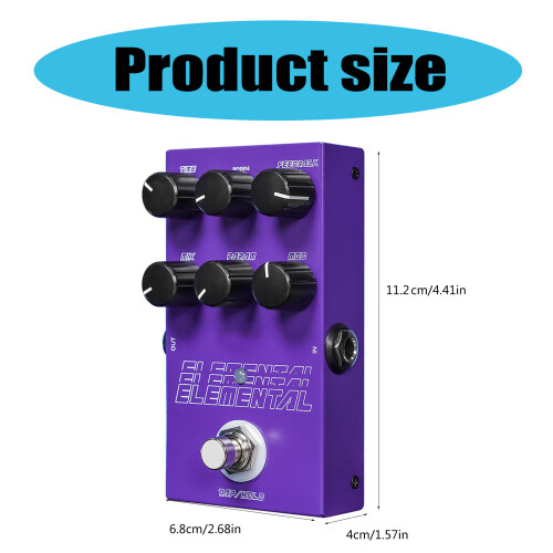 Digital Delay Pedal 9 Different Delay Guitar Effects Delay Pedal Easy to Use 2