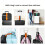 Fold Flat Luggage Strap Set for Daily Packing and Case Carry 3