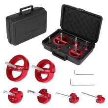6 St PVC-Rörsvarvningssats, PVC-Fittingsparare för Sch.40 CPVC, Socket Hub Saver Inkluderar 3/4", 1", 1-1/2", 2", 3", 4",