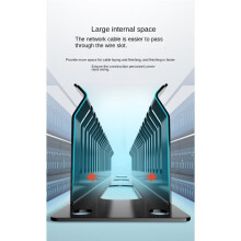1U Network Cable Management Horizontal Vertical Mount 19 Inch Server Rack 24 Slot 48 Port Finger Duct Wire Organizer