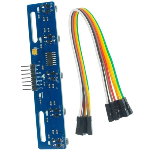 5 Channel Infrared Reflective Sensor TCRT5000 5 Channel  Tracking Sensor Module High Precision Auto Following 2