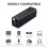 Professional XLR Audio Isolator Noise Filter, Audio Ground Loop Hum Noise Eliminator Single Channel 5