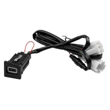 Auto USB Snellader Poort QC3.0 Oplader Adapter Kabel 80cm voor CC 2011-2012 B6 Telefoonuitgang Stroomaansluiting R
