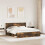 VidaXL vidaXL Bed Frame Smoked Oak 180 x 200 cm Engineered wood 2