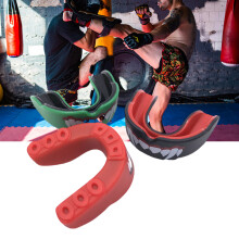 Martial Art Mouthguard Taekwondo Sparring Mouth Guards, Boxing Teeth Red black color