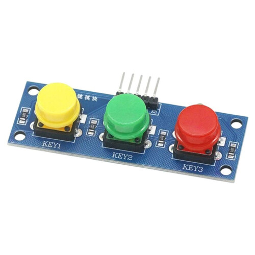 ST003 3 Touch  Large Button Module 3 Independent Buttons Touch Button Module for  DIY Electronics Projects 1