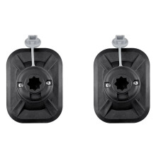 2X PVC Inflatable Boat Fishing Rod Holder Mount Kayak Surfing Board Electronics Fixer Fish GPS Glue- Mount Pad