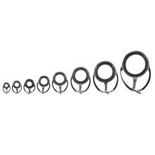 8 Pcs Fishing Rod Guide Oval Fishing Rod Eyes Guides Rings Pole Repair Kit Mixed Size Double Leg Rings