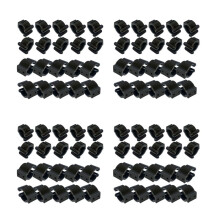 80 Pieces Regular Fishing Rod Storage Clips, Fishing Pole Holder Clip Storage Rack, 2 Style & 40Pcs Each Style