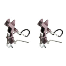 2X Adjustable Stainless Steel Fishing Rod Stand Pole Holder Plug Insert Ground Portable for Fishing Tools Tackle Support
