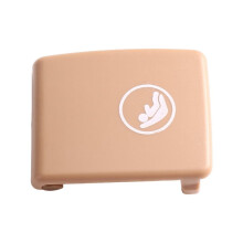 31685072 31685074 Gancho de Assento Traseiro de Carro ISOFIX Capa de Cinto de Segurança para V90 XC40 XC60 S60 S90 XC90 Marrom