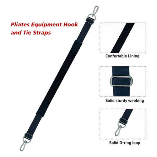 Strap para Pés de Pilates, Strap de Perna Almofadado e Strap de Extensão, Straps de Exercício de Webbing Ajustáveis Acessórios de Equipamento de 1