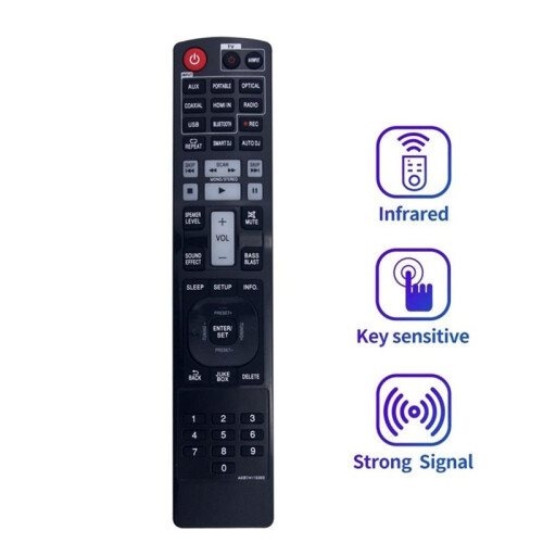 AKB74115302 Replace Remote Control for  AV Receiver AKB74115302 Remote Control 2