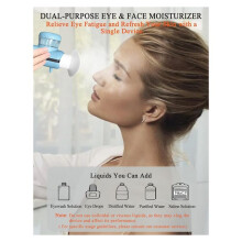 Heated Eye Mist Sprayer,Eye with Warm Compress Moist Heat for Relief Dry Eyes,Electric Eye Steamer