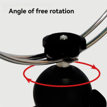 Reinforced Double  Ice Fishing Rod Stand Folding Metal Tripod Portable Design Triangle Ice Fishing Rod Stand
