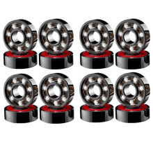 16 Piezas de Rodamientos de Cerámica Resistentes Al Desgaste de Alta Velocidad para Ruedas de Patineta
