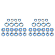 Juego de Rodamientos de Bolas Sellados de Goma 40 Piezas para TT01 TT-01 TT01E TT01D TT02B 1/10 Piezas de Mejora de Coche RC Accesorios