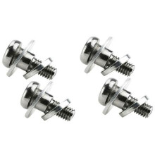 Tornillo de Perno Fijo de Rueda Trasera de Scooter EléCtrico de 4 Piezas para Accesorios de Piezas de Tornillo de Scooter M365