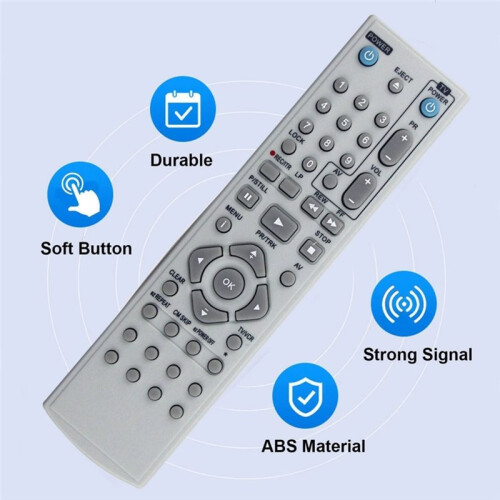 Replace 6711R1P073B Remote for  VCR VHS Player Remote Control