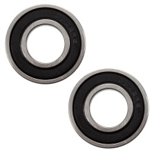 2X 15mm x 32mm x 9mm Breite Einzelne Reihe Tiefe Rille Versiegelt Radial Kugellager 6002RS