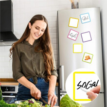 30 Sheets Magnetic Fridge Notepads to-Do List Sticky Notes Memo Pad Grocery Shopping Tearable Note Pad Reminders