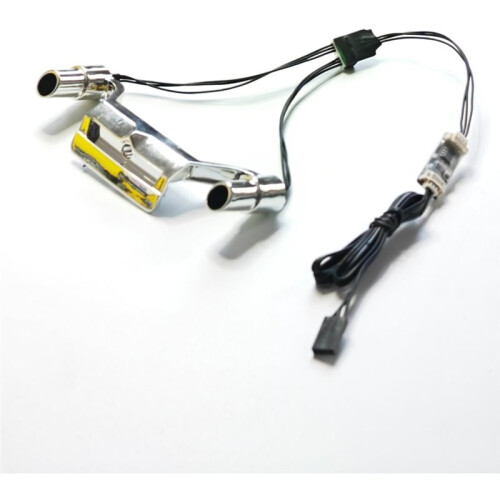 RC Car Remote Control Tailpipe Light Model, Flashback Light, Throttle Linkage 1
