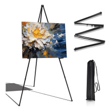 Display-Schildersezelstandaard voor Bruiloft, 63 Inch Draagbaar Instant-Statief Opvouwbare Artiesten-Ezelstandaarddisplay, Opvouwbaar Statief
