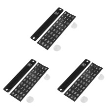 3X Luminous Magnetic Temporary Parking Card Phone Number Card Plate Front Windshield Car Sticker for Rio