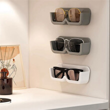 Wall-Mounted Glasses Display Rack Storage Box Sunglasses Eyeglasses Desktop Bathroom Bedroom Sunglasses Storage Rack-C