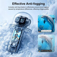 Waterproof Case for Osmo Pocket 4Pro 50m Depth, Fully Sealed with Anti-Fog Film & Dual for Enhanced Protection