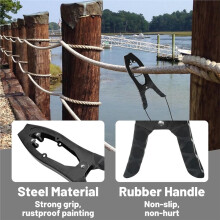 Brush Gripper with Paracord Fishing Accessories Anchor Clamp for Easy Anytime Docking