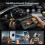 Endoscope Camera with Light 1080P HD Borescope Inspection Camera with LED Lights 4.3" Screen 5m Semi-Rigid Cable 7