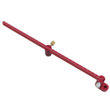 Adjustable Drawing Circle Ruler,Aluminum Compass Scribe Center Finder,Woodworking Fixed-Point Circle Gauge Metric