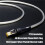 HIFI Network Patch Cable Cat8 Ethernet Cable Rj45 Interface 2000Mhz 40Gbps Speed for Applied to Computers Notebook 1M 6