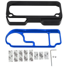 Metall Abdeckung Motorrad Instrument Blau