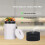 10pcs Compost Bin Charcoal Filters, Round Activated Carbon Fiber Replacement Air Filter for Kitchen Compost 2