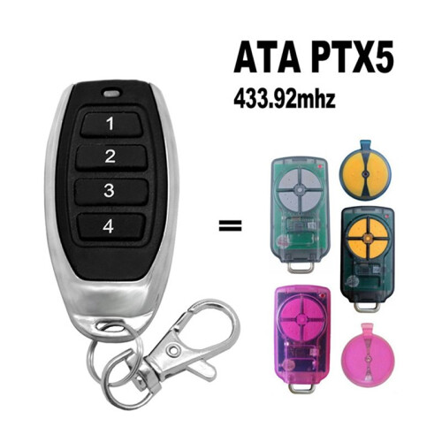 For ATA PTX5 Garage Door Remote Control 433.92MHz Rolling Code for PTX5v2 PTX5 PTX2 PTX 2V1 2V2 5V1 2