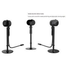 USB C 1080P Webcam for 2 with 360 Flexible Angle Adjustment, Plug and Conference Camera for PC and Laptop