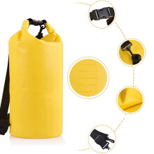 Strong Waterproof Bag Wear Resistant Organiser For Canoeing Beach Camping 5-30L Green 15L