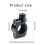 2pack Powersports Mirrors Brackets Durability Handlebars Mirrors Holder M10 Mirror Mount 4